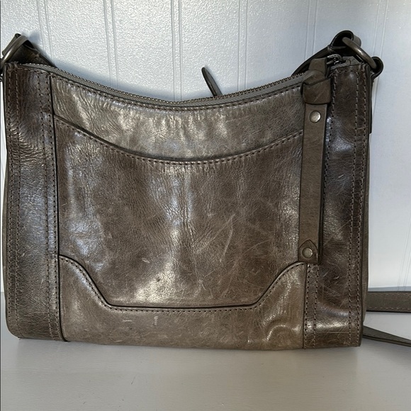 Frye Gray Crossbody Bag with Adjustable Strap - Picture 4 of 12
